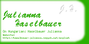 julianna haselbauer business card